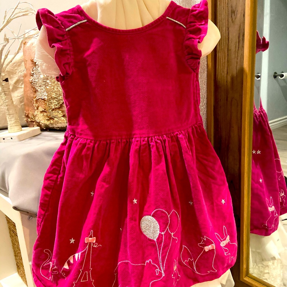 Velvet Fushia Dress